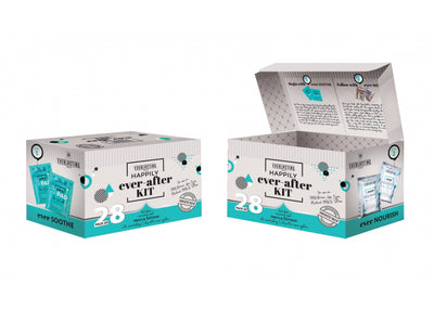 Happily Ever-After Pack of 28 after care sachets for healing lips, brows and eyes