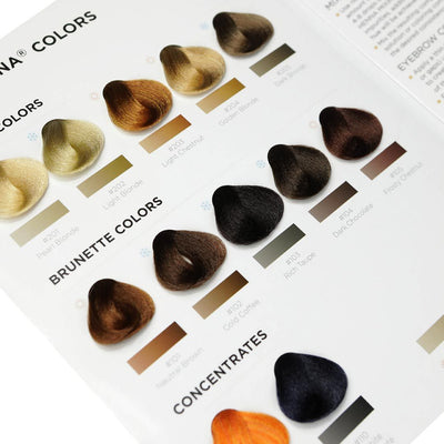 BROW XENNA COLOUR CHART