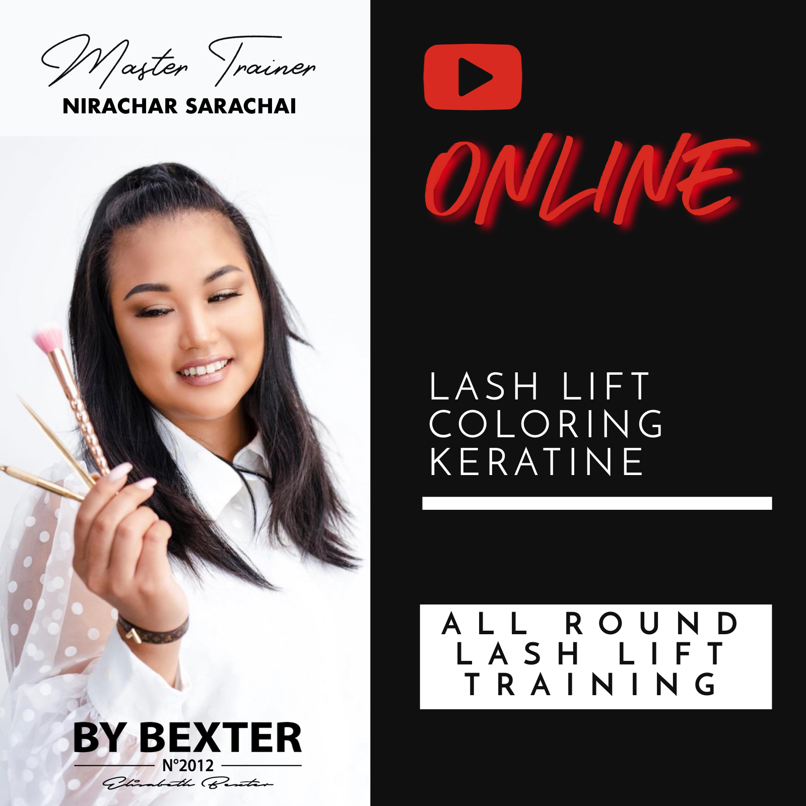 ONLINE BY BEXTER LASH LIFT & KERATINE TRAINING