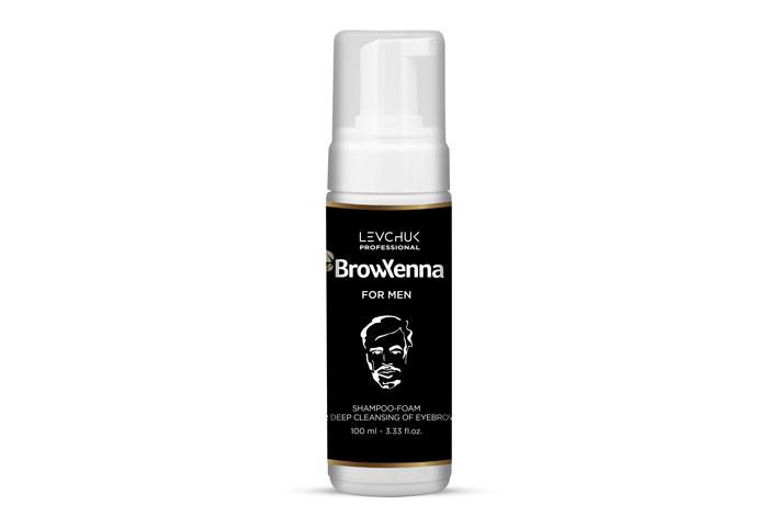 Shampoo-foam for deep cleansing of eyebrows for men, BrowXenna®