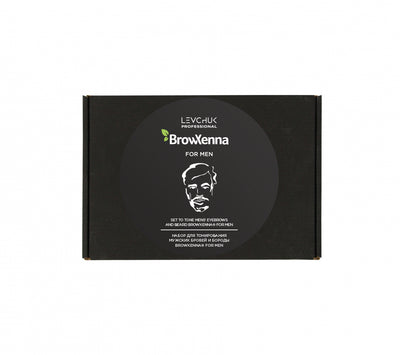 Set for toning men's eyebrows and beard BrowXenna® for Men
