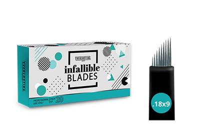 C-shape Box of 20 Slanted 0.18mm/9 needle blades