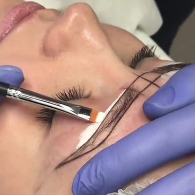 BrowXenna® Contour white paste for eyebrows