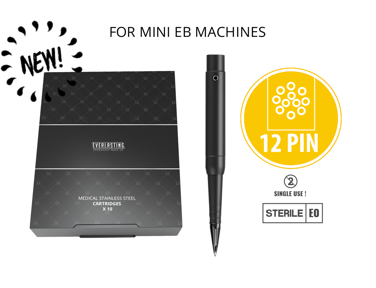 MINI PMU Machine cartridges/modules for MESOTHERAPY (10 pack)