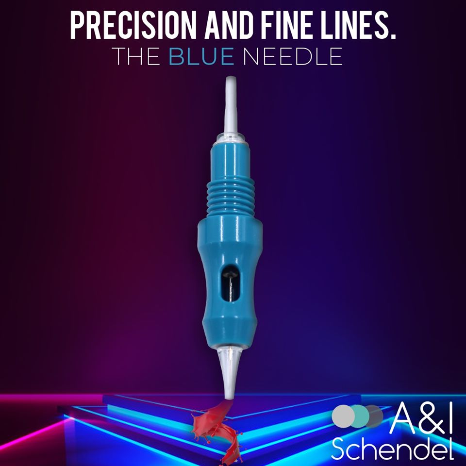 BLUE CARTRIDGE NEEDLES / MODULES BLACK DIAMOND ADI SCHENDEL
