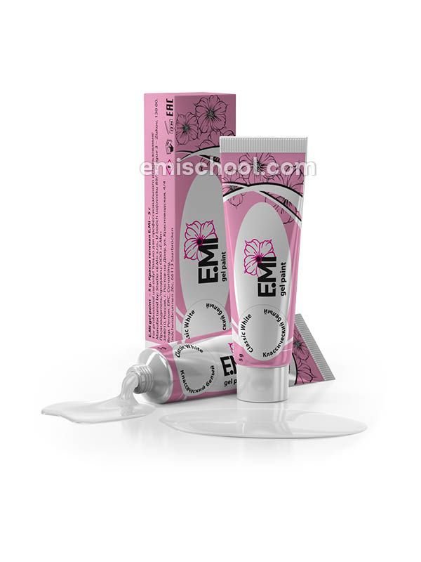 Gel Paints White Classic, 5 ml.