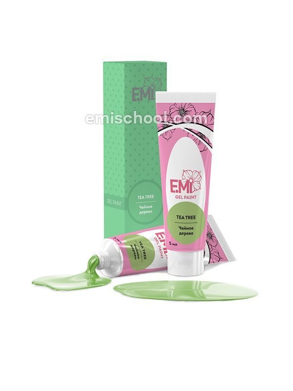 Gel paints ROMANTIC ISLAND Tea Tree, 5 ml.