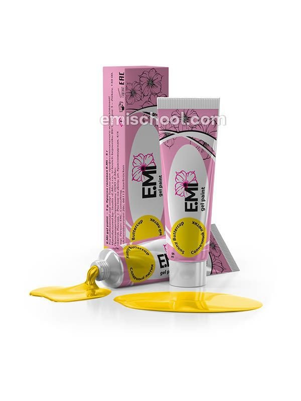 Gel paints Sunny Buttercup, 5 ml.