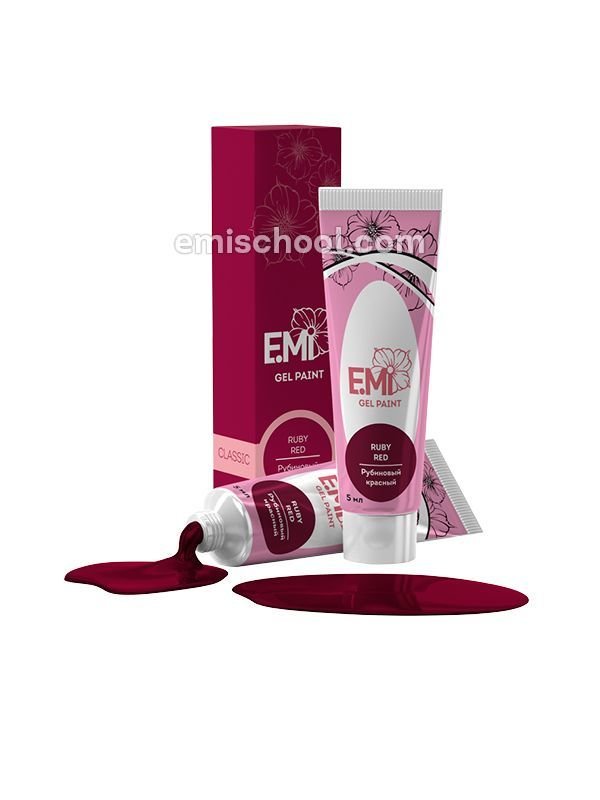 Gel Paints Ruby Red, 5 ml.