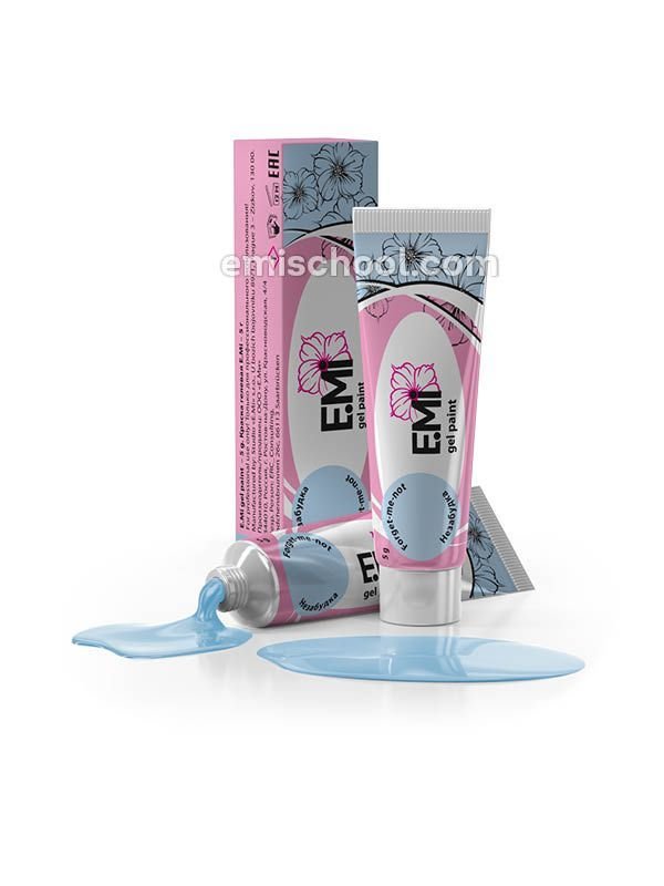 Gel Paints Pastel rings! Forget me not, 5 ml.