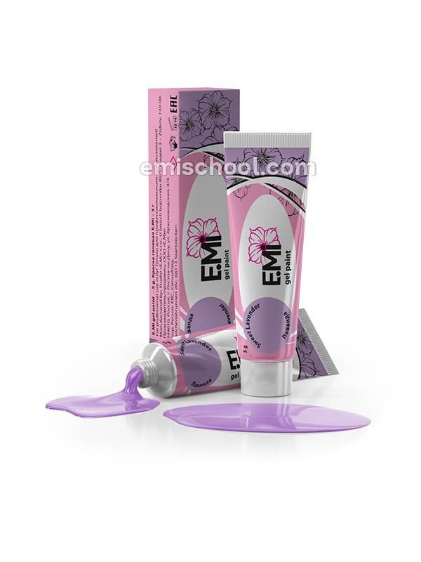 Gel Paints Pastel rings! Sweet lavander, 5 ml.