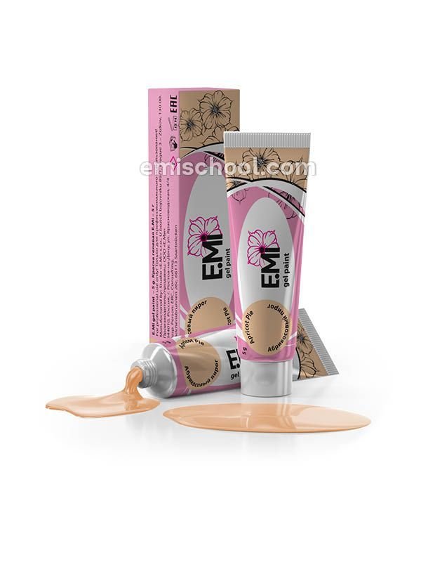 Gel Paints Pastel rings! Apricot Pie, 5 ml.