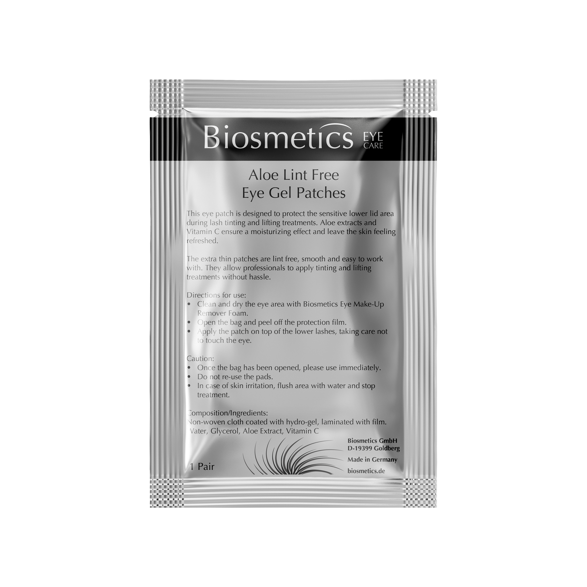 Biosmetics Intensive Aloe Eye gel Patches (pack of 20 pair)