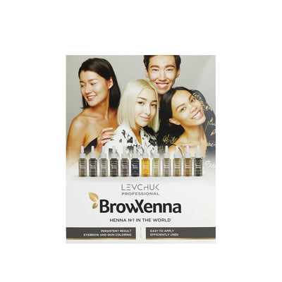 BROW XENNA COLOUR CHART