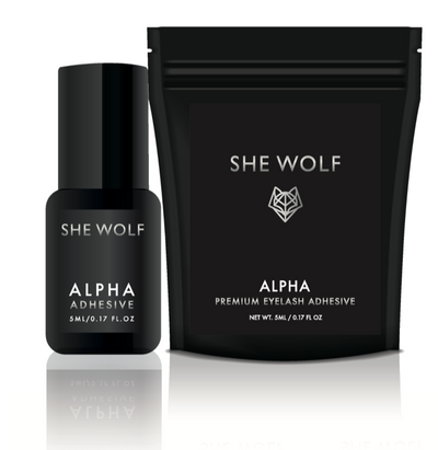 SHE WOLF ALPHA LASH GLUE / ADHESIVE BEST FOR RETENTION MEDICAL GRADE