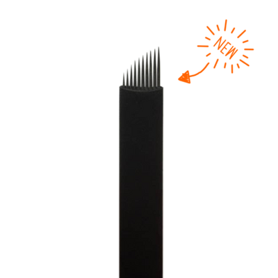 C-shape Box of 20 Slanted 0.25mm/10 needle blades