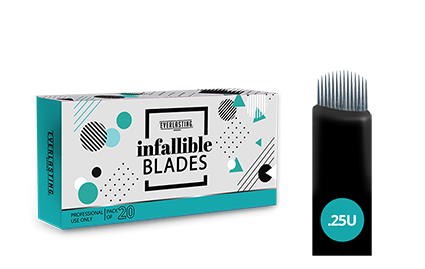 U-shape Box of 20 0.25 needle blades