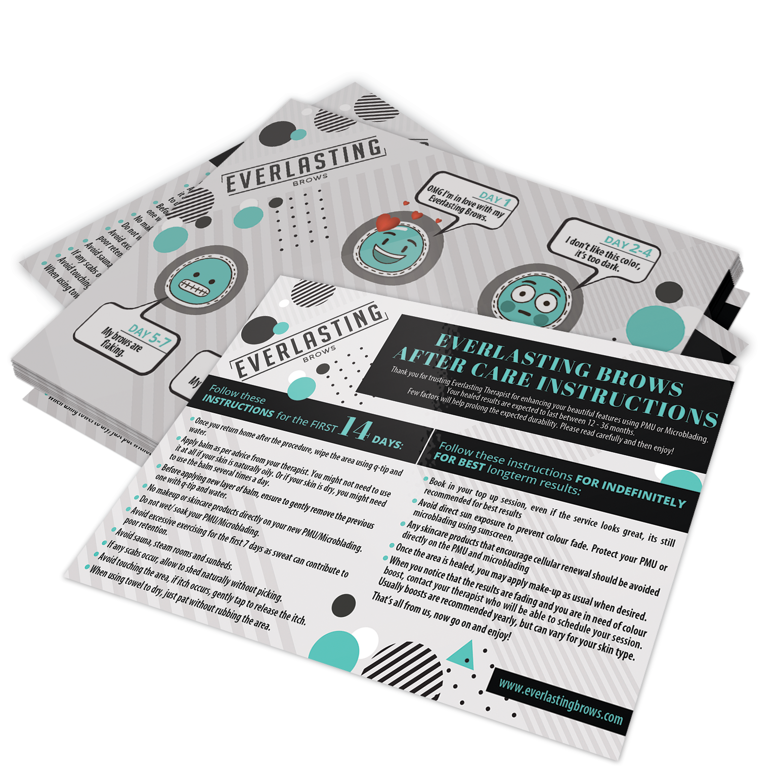 Everlasting After Care Leaflets x50