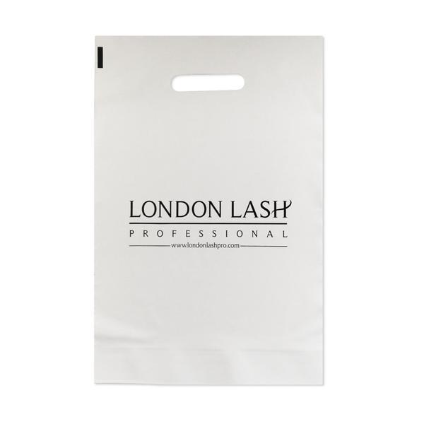 LONDON LASH PLASTIC CARRIER BAG