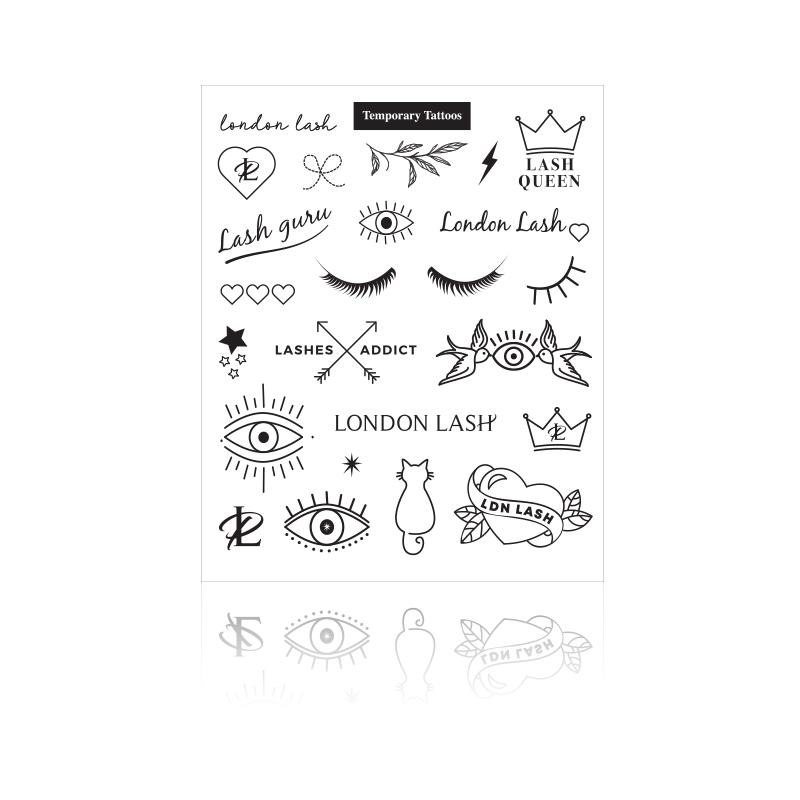 LONDON LASH TEMPORARY TATTOOS