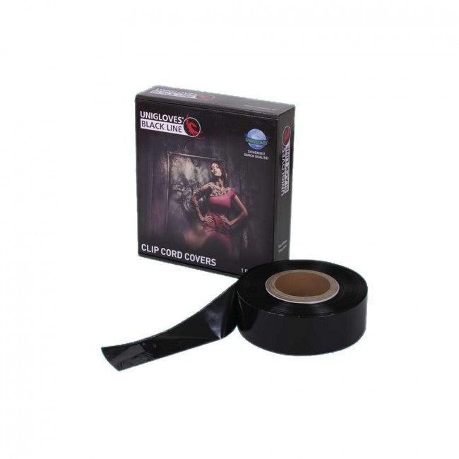 Unigloves Black Line - PE Clip Cord Sleeves - Roll of 365